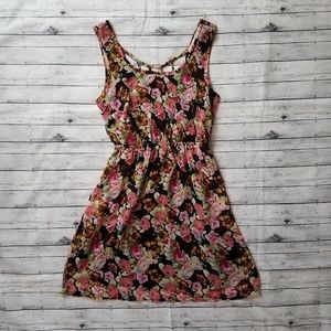 Band of Gypsies | floral cage back dress, pockets